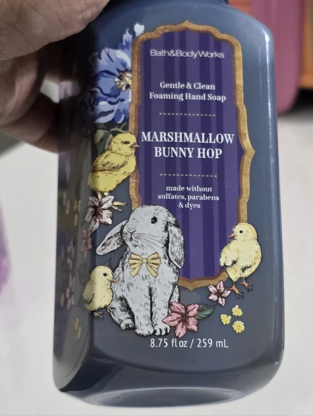 Bath & Body Works Marshmallow Bunny Hop Gentle Foaming Hand Soap 8oz New RARE